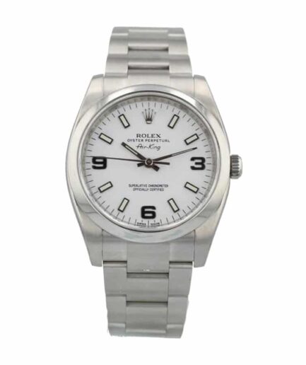 Rolex Air King Stainless Steel White Dial 114200 Super Clone Watch