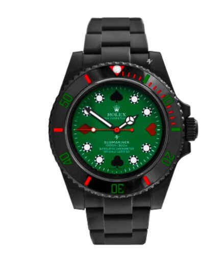 Rolex Blaken Submariner Poker Green Dial 114060 Super Clone Watch