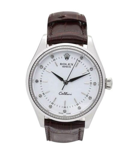 Rolex Cellini Danaos 4233 White Dial Super Clone Watch