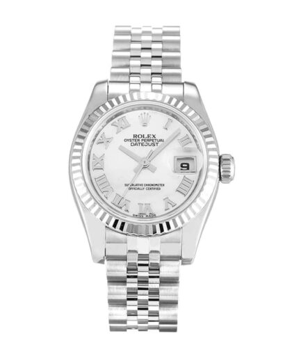 Rolex Datejust 179174 White Roman Numeral Dial Super Clone Watch