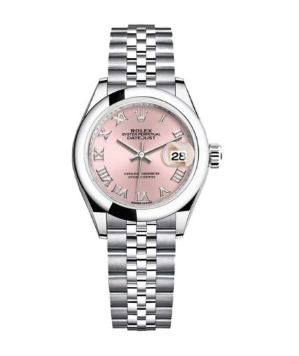 Rolex Datejust 279160 Steel Automatic Pink Dial Super Clone Watch