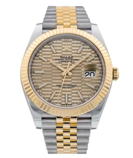 Rolex Datejust 41 126333 Gold Motif Super Clone Watch