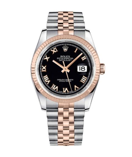 Rolex Datejust Black Roman Super Clone Watch