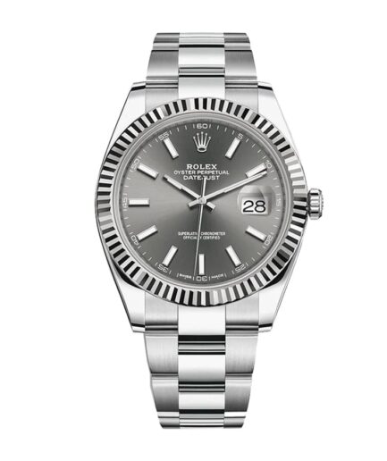Rolex Datejust Grey Dial Super Clone Watch