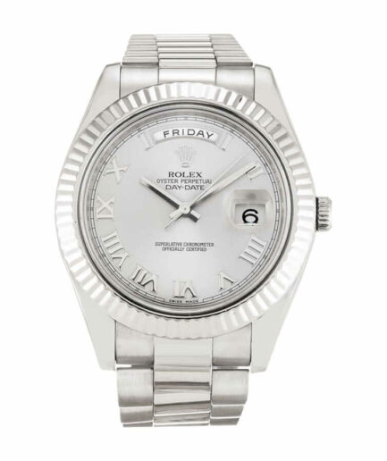 Rolex Day-Date 218239-0041 V6 White Roman Dial Super Clone Watch
