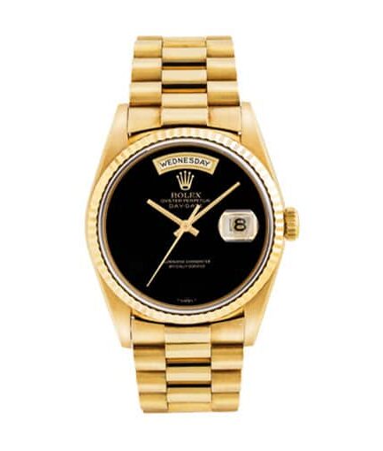 Rolex Day-Date Onyx Dial 18038 – Bulang Jubilee Super Clone Watch