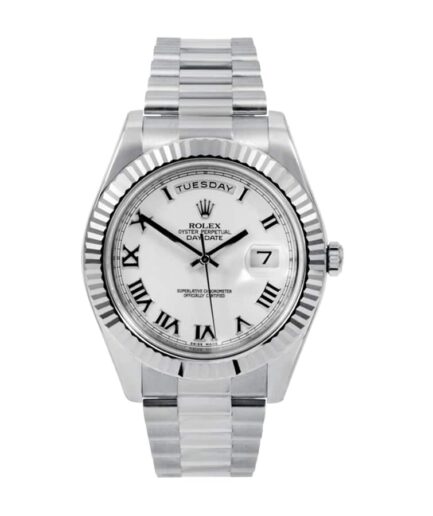 Rolex Day-Date Roman White Dial Super Clone Watch
