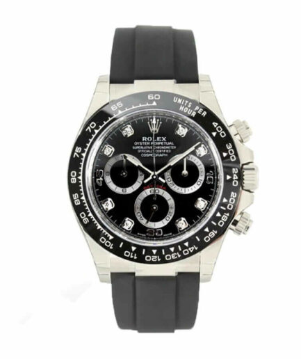 Rolex Daytona 116519LN Oysterflex Diamond Super Clone Watch