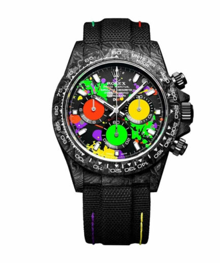 Rolex Daytona Carbon Cosmograph Cream Dial 4130cr Super Clone Watch