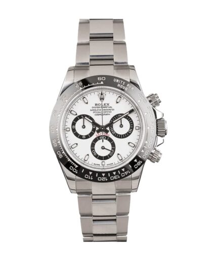 Rolex Daytona Ceramic Bezel White Dial 116500ln-0001 Oyster Super Clone Watch