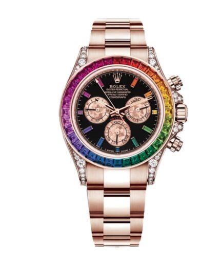 Rolex Daytona Cosmograph 116519 Rainbow & Black Dial Super Clone Watch