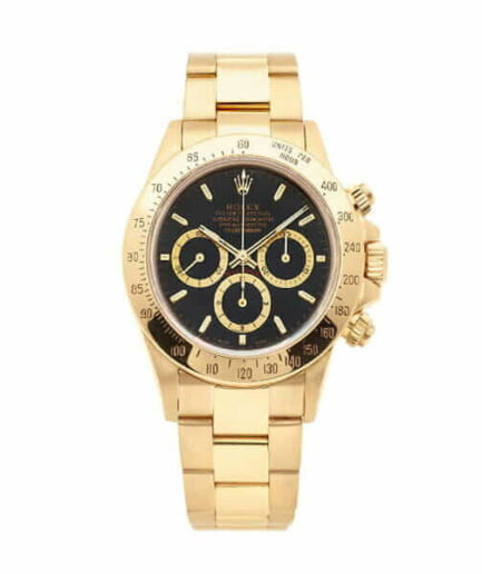 Rolex Daytona Cosmograph Yellow Gold Black Dial 16528 Oyster Super Clone Watch