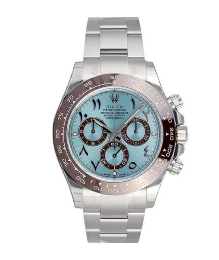 Rolex Daytona Platinum Ice-Blue Arabic Dial 116506-0001 Oyster Super Clone Watch