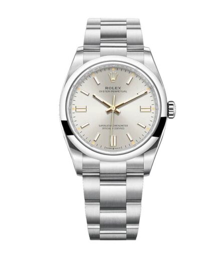 Rolex Oyster Perpetual Grey Dial 126000 Super Clone Watch