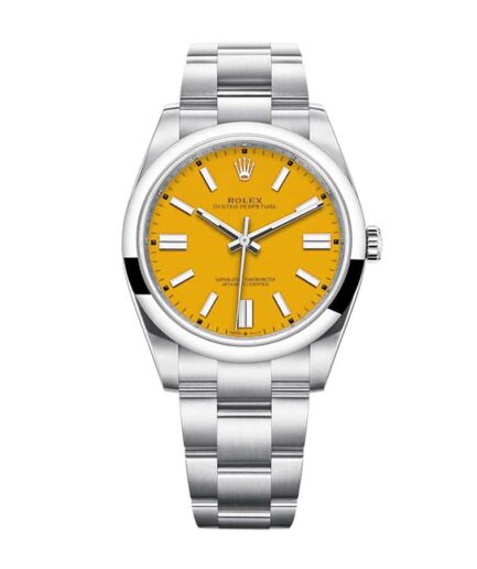 Rolex Oyster Perpetual Orange Dial 124300-0004 Super Clone Watch