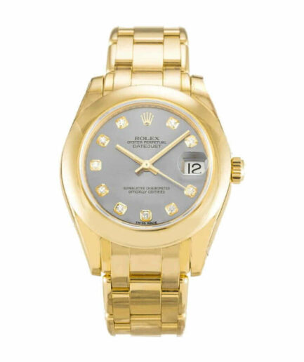Rolex Pearl Master 81208 Gold & Diamond Dial Super Clone Watch