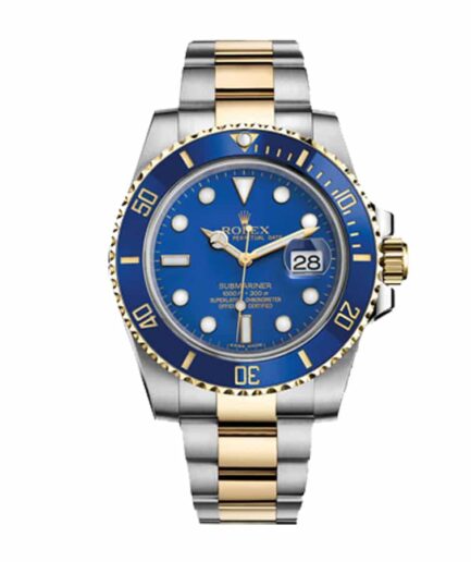 Rolex Submariner Date Two Tone Blue Dial 16613 Super Clone Watch