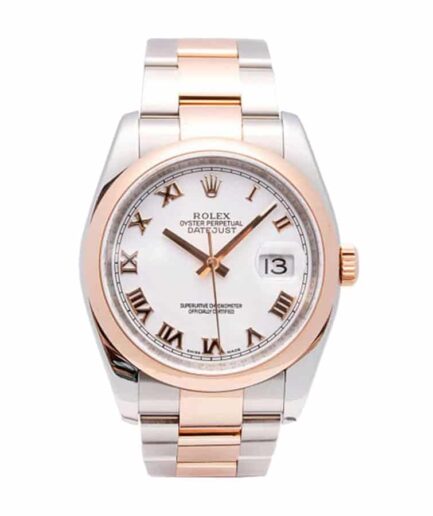 Rolex White Roman Automatic Super Clone Watch