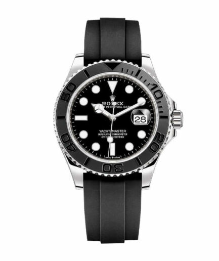 Rolex Yacht-Master 226659 White Gold Automatic Rubber Black Dial Super Clone Watch