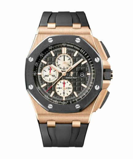 AP Rose Gold Black Super Clone Watch