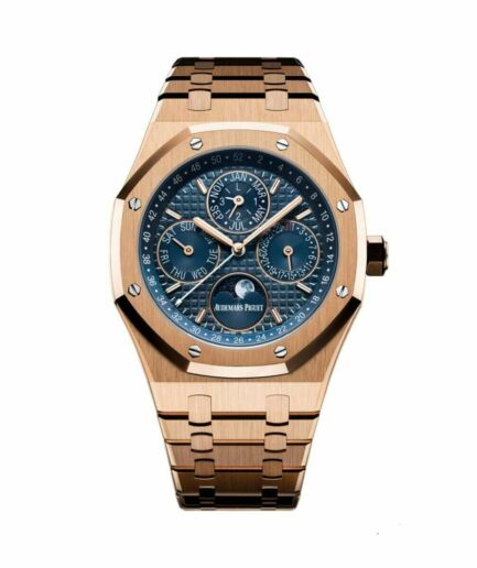 AP Rose Gold Blue Dial Super Clone Watch
