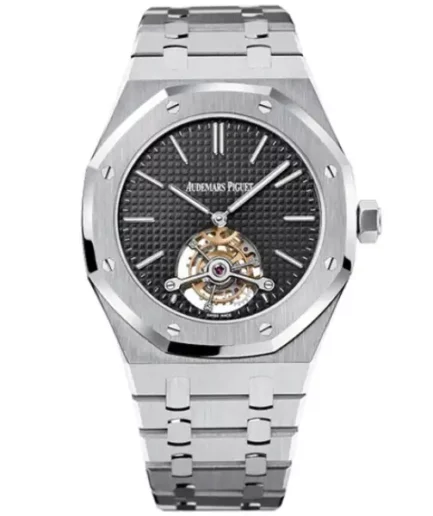 Audemars Piguet Royal Oak 26512ST.OO.1220ST.01 Tourbillon Black Dial Super Clone Watch