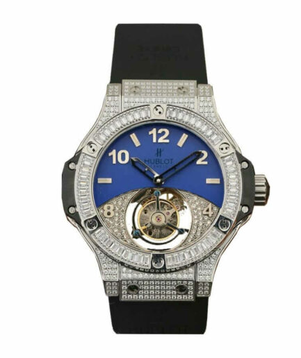 Hublot With Diamonds Blue Super Clone Watch