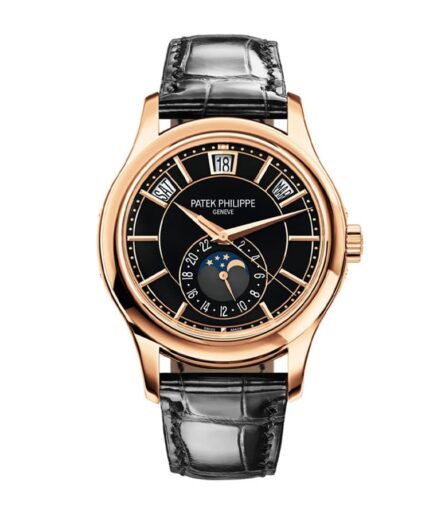 Patek Leather Black 5205R-010 Super Clone Watch