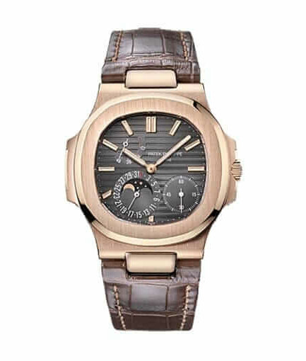 Patek Philippe Nautilus Gold Leather Super Clone Watch