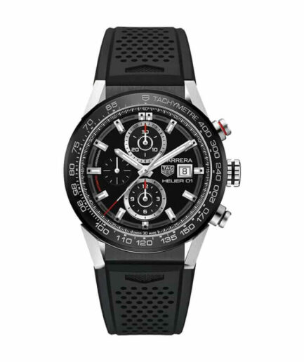 TAG Carrera Black Rubber Super Clone Watch