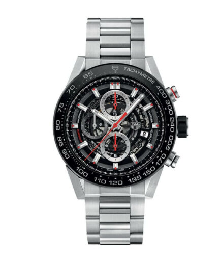 TAG Heuer Carrera 01 Steel Black Super Clone Watch