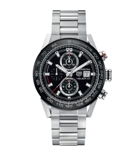 TAG Heuer Carrera Steel Black Super Clone Watch